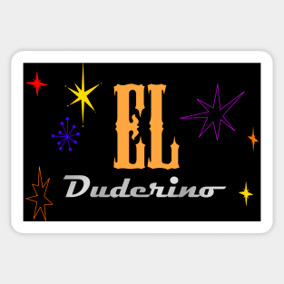 El Duderino (transparent) Sticker